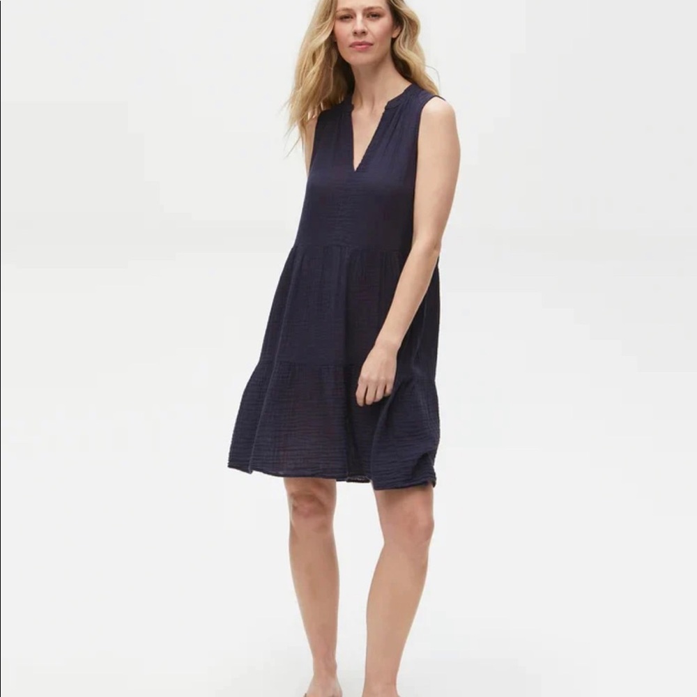 Michael stars gauze dress black